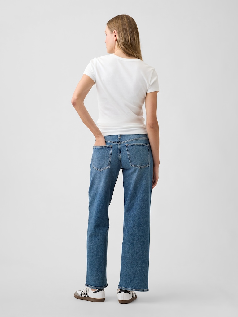 Low Rise '90s Loose Jeans