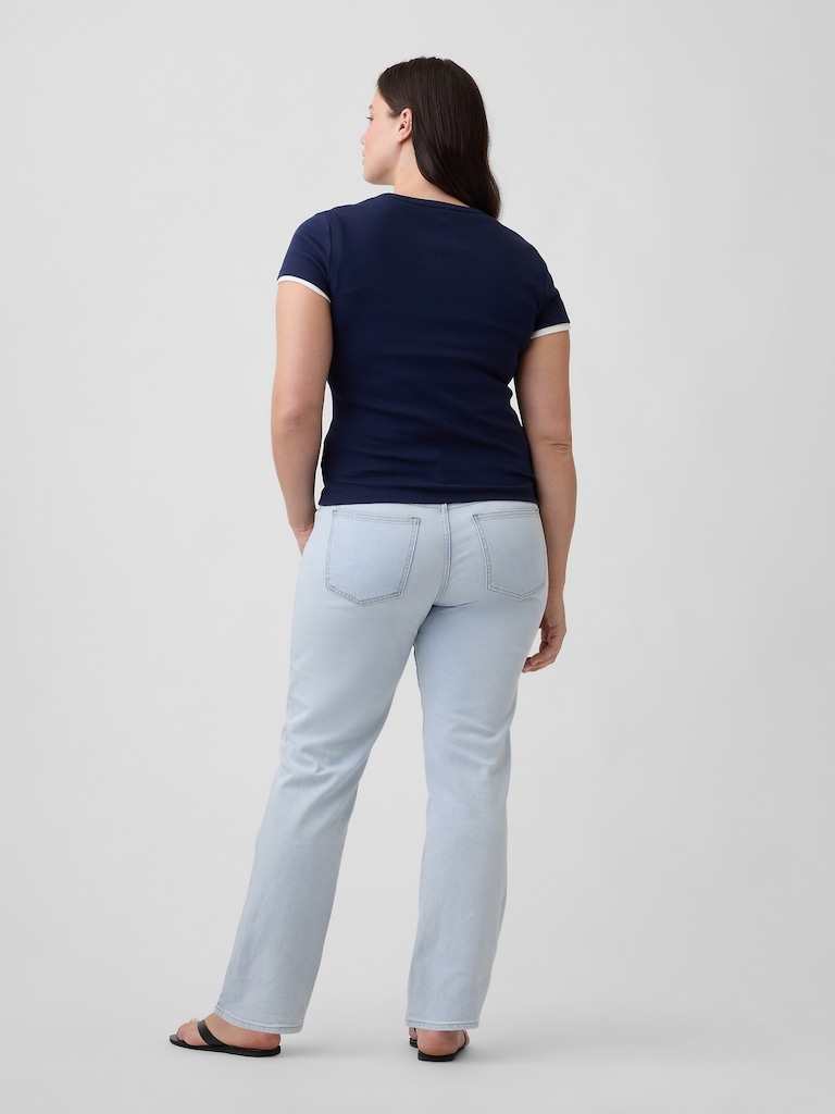 Low Rise '90s Straight Jeans