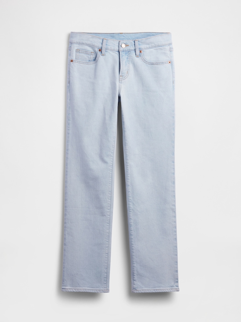Low Rise '90s Straight Jeans