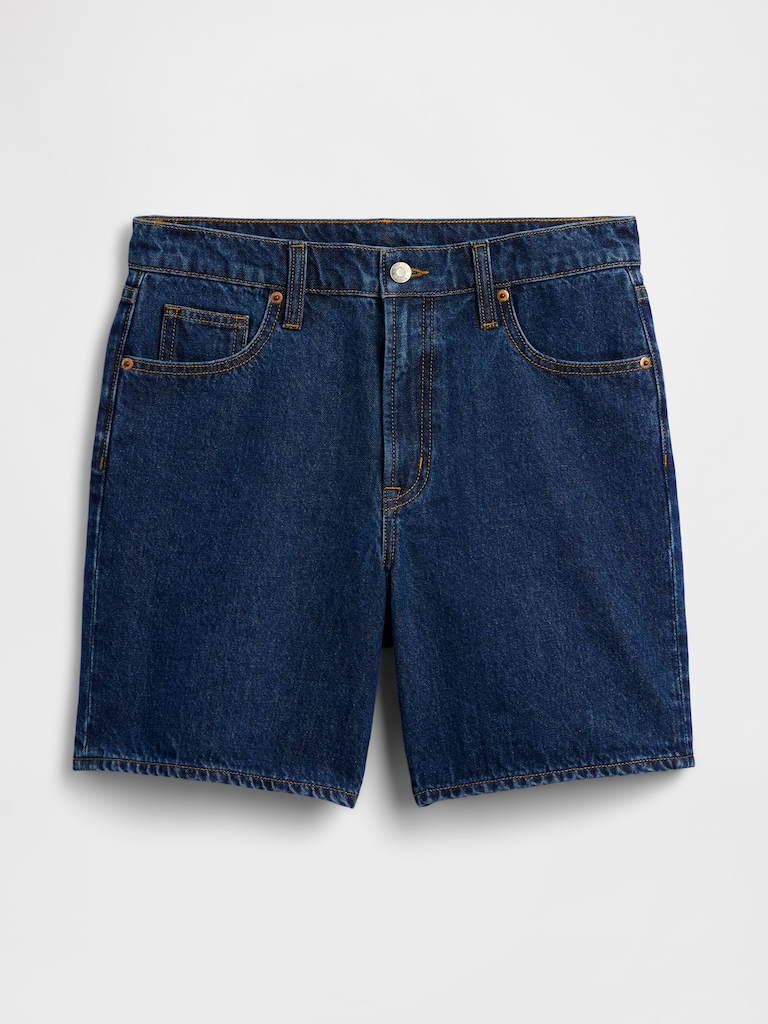5" Mid Rise Denim Shorts