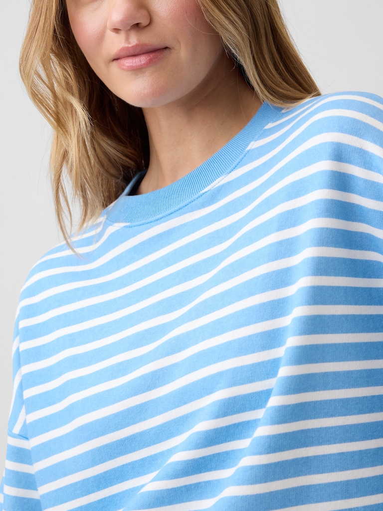 Relaxed Wedge French Terry Sweatshirt