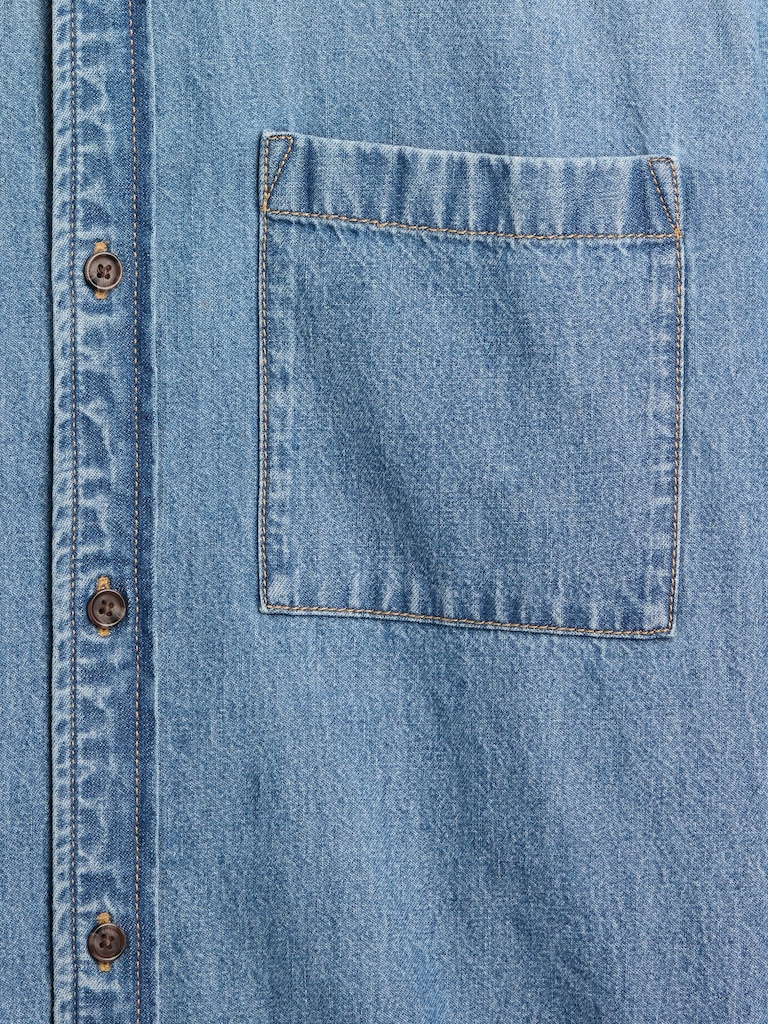 Relaxed Denim Shirt