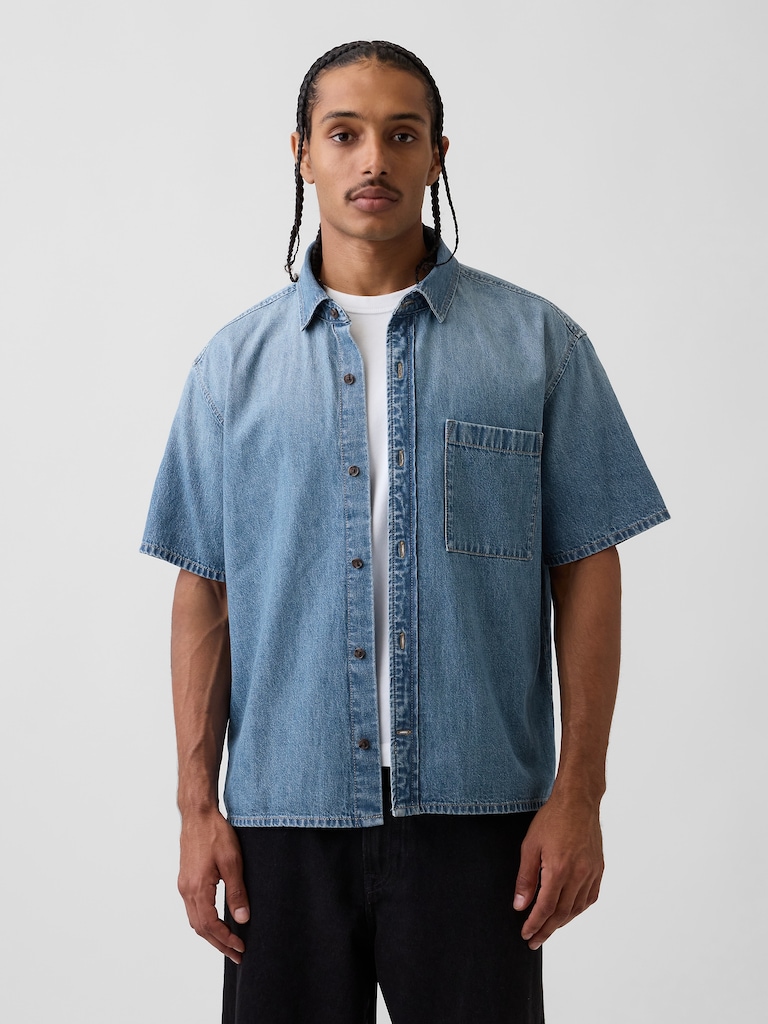 Relaxed Denim Shirt