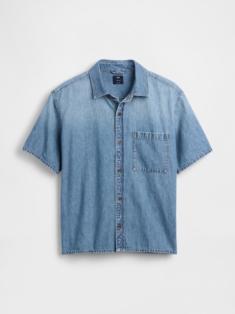 Relaxed Denim Shirt