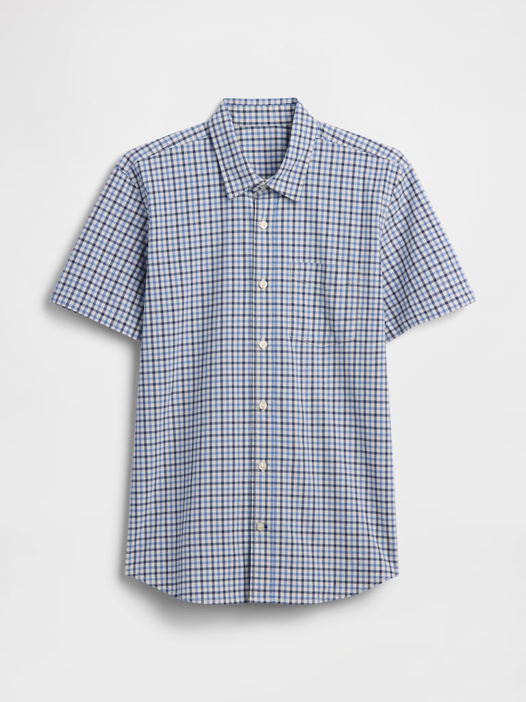 Stretch Poplin Shirt in Standard Fit