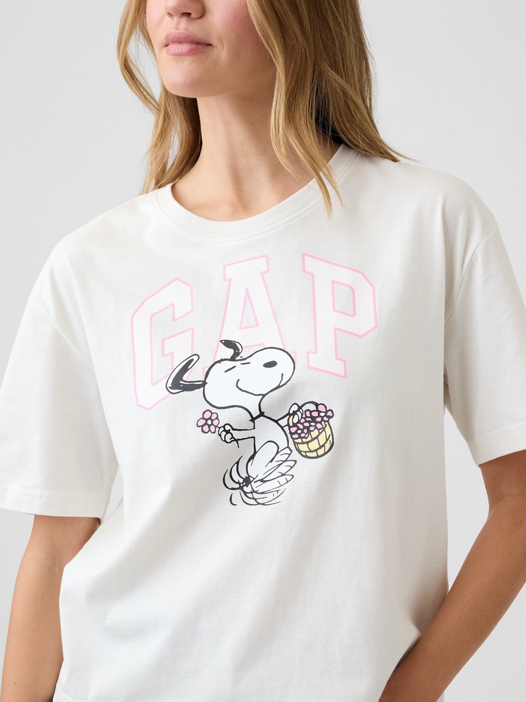 Peanuts Oversized Gap Logo T-Shirt