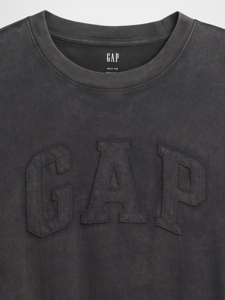 Everyday Soft Boxy Gap Logo T-Shirt