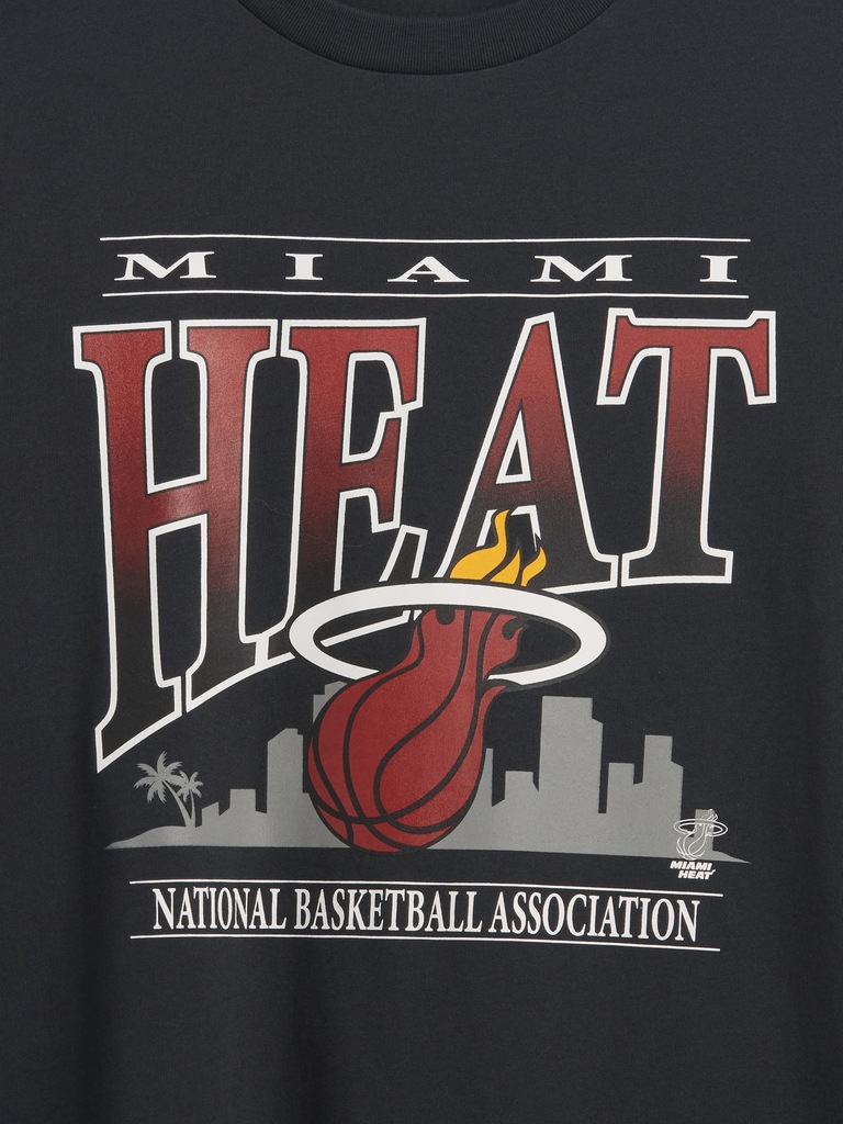 Adult NBA Miami Heat Relaxed Graphic T-Shirt