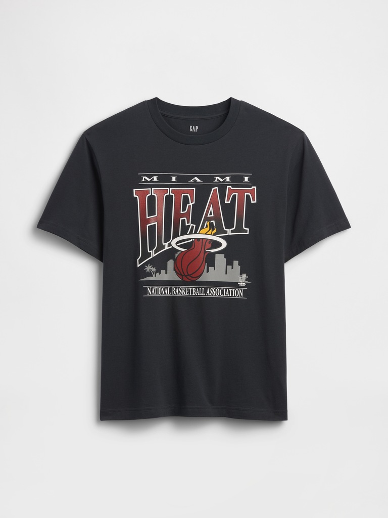 Adult NBA Miami Heat Relaxed Graphic T-Shirt