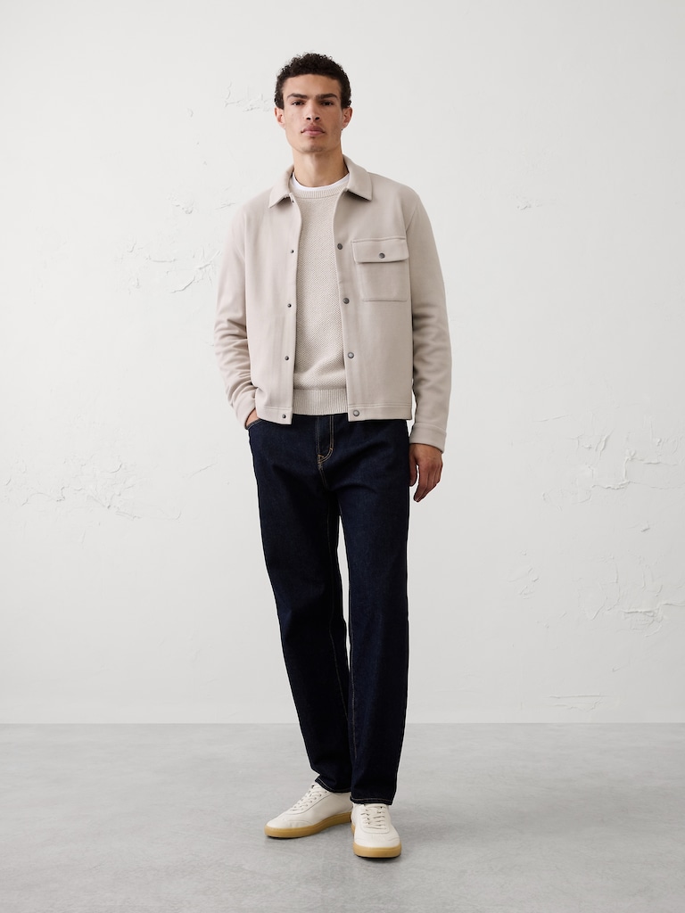Knit Shirt Jacket