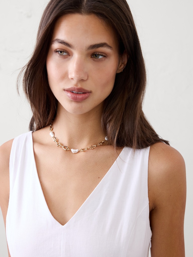 Pearl Chain Necklace