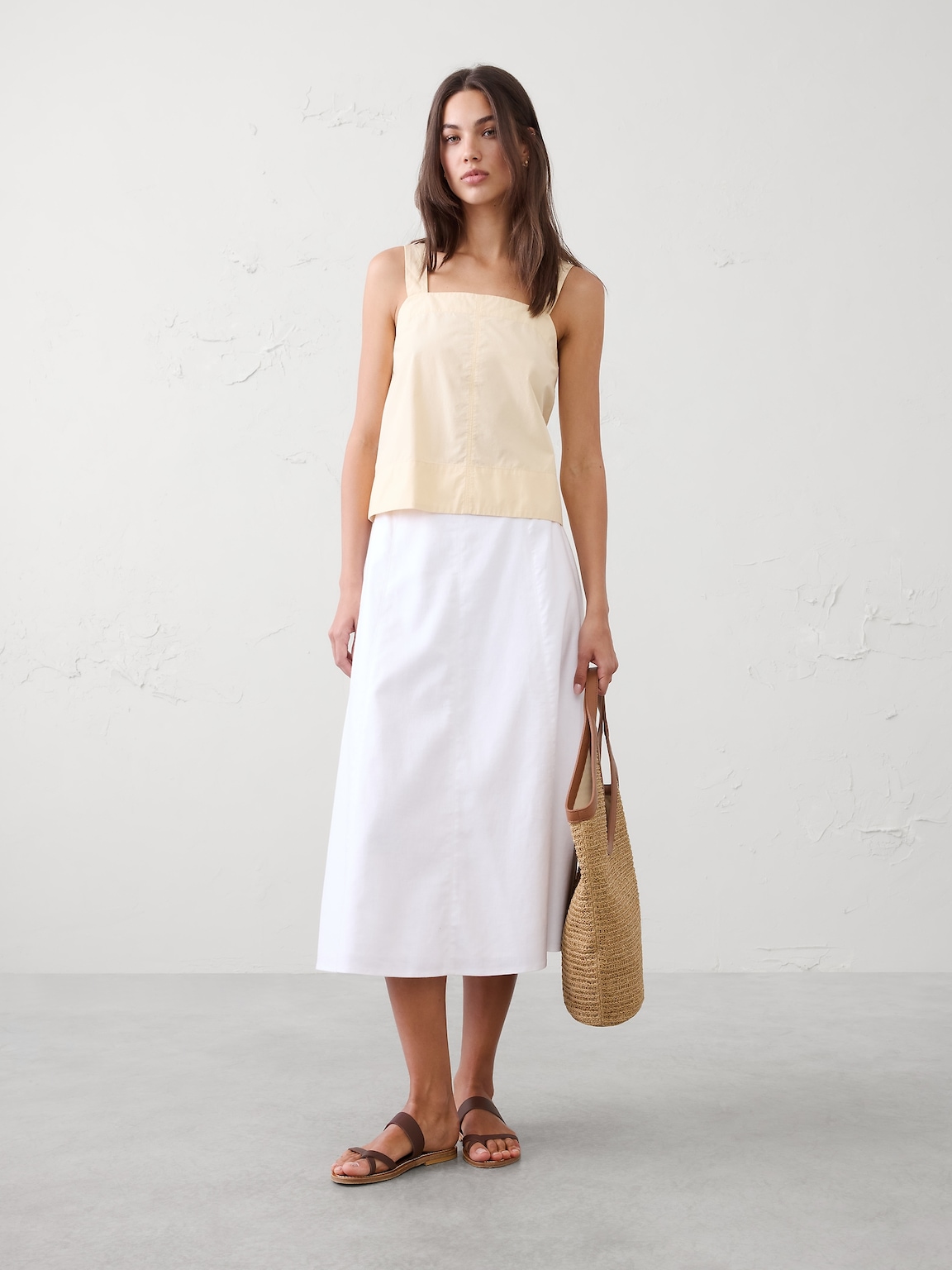 Boxy Topstitch Tank