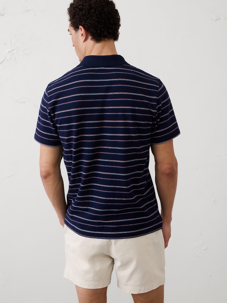 Standard-Fit Pique Polo