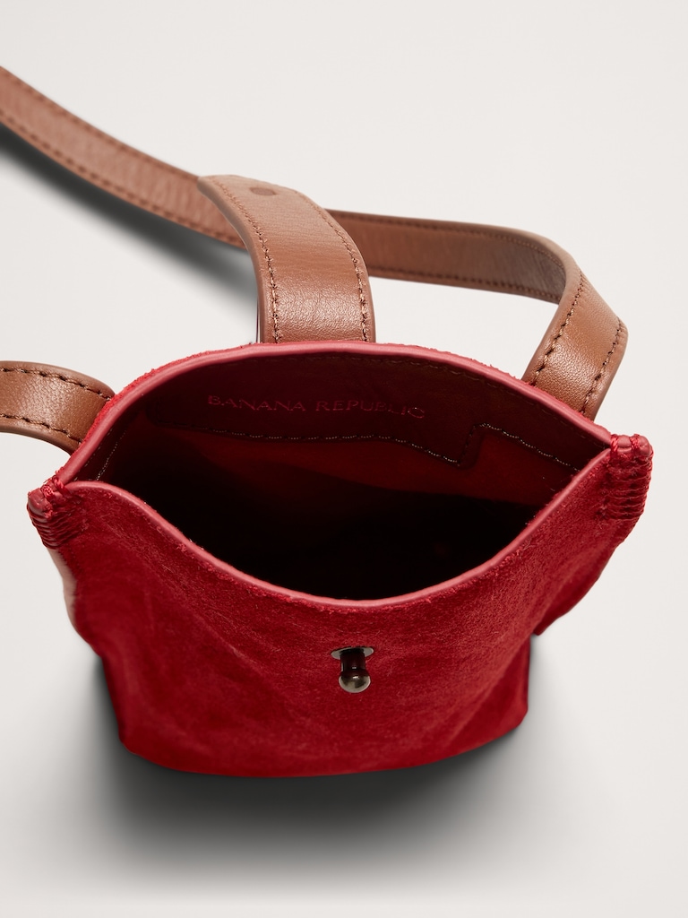 Italian Leather Crossbody Pouch