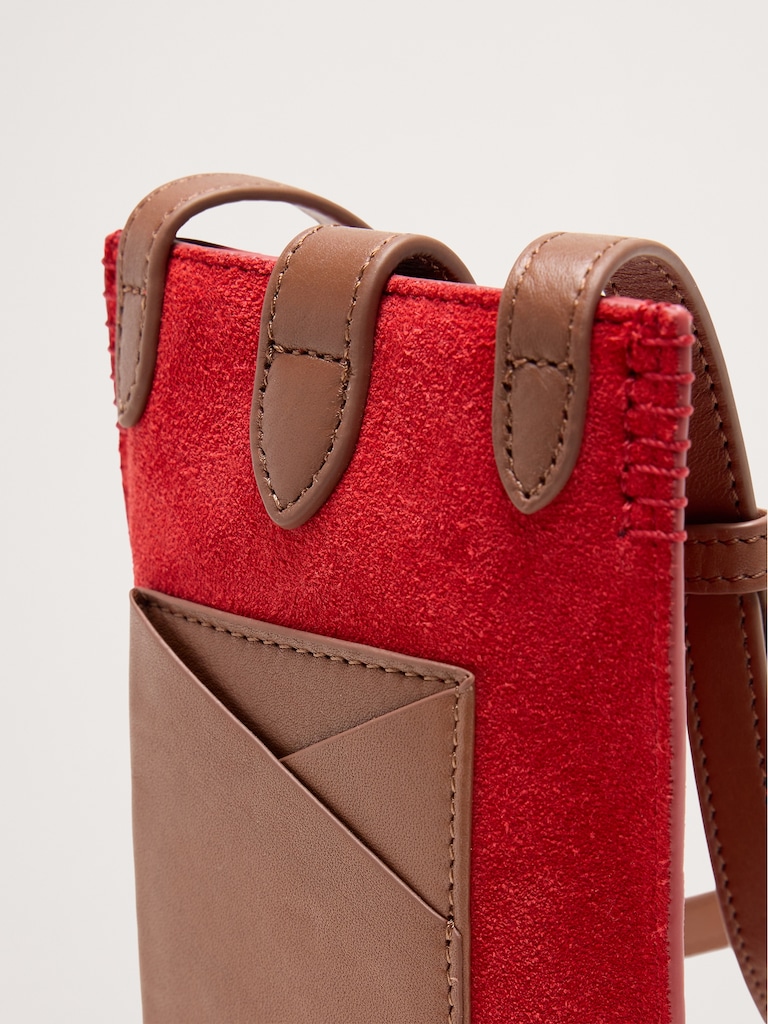 Italian Leather Crossbody Pouch