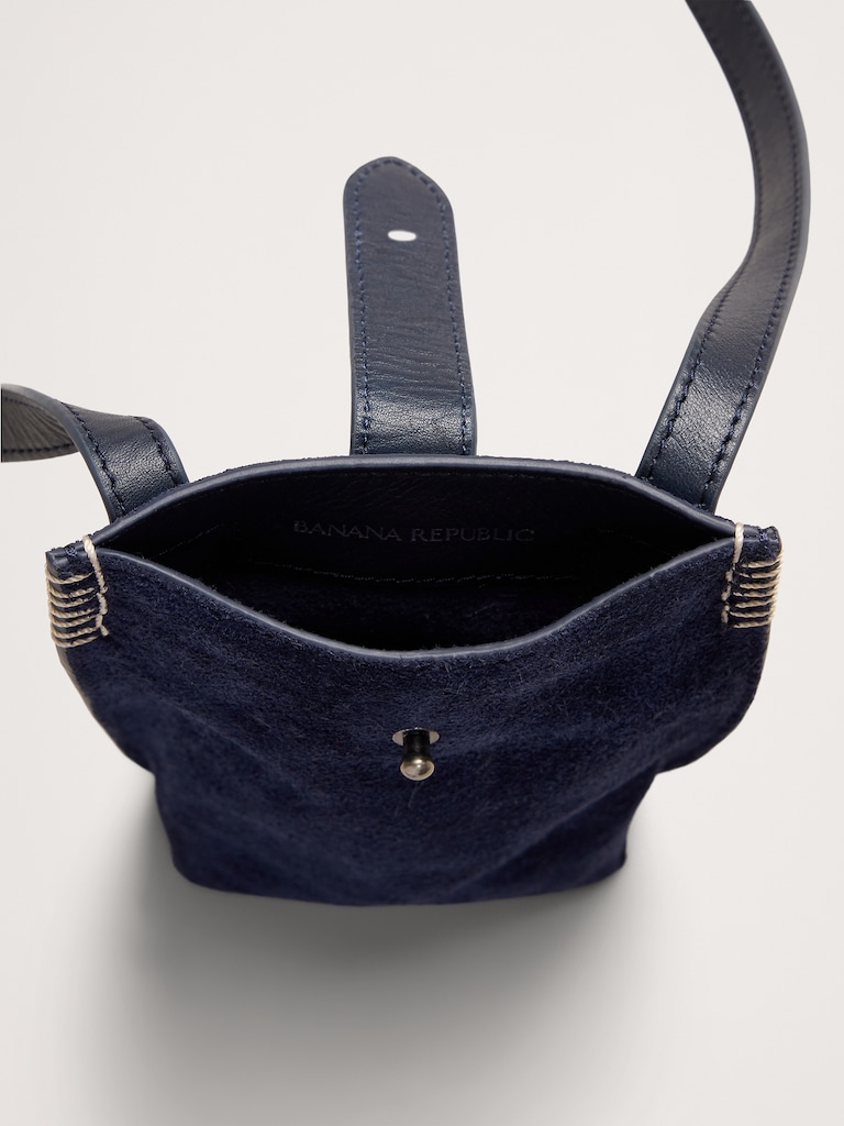 Italian Leather Crossbody Pouch