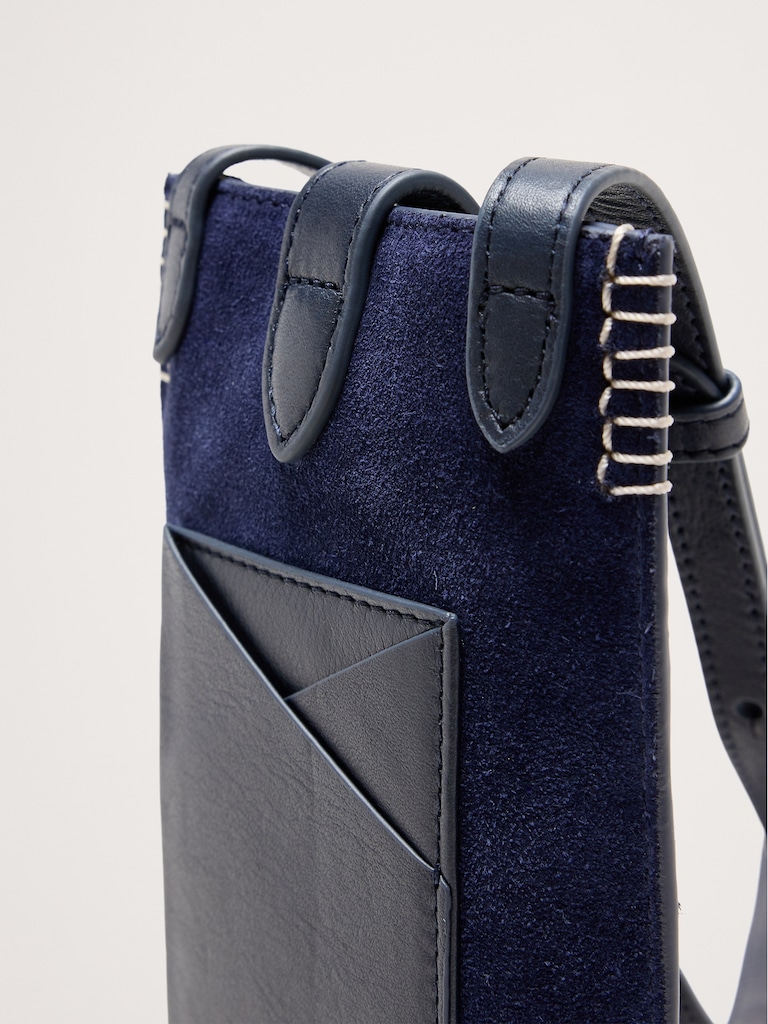 Italian Leather Crossbody Pouch
