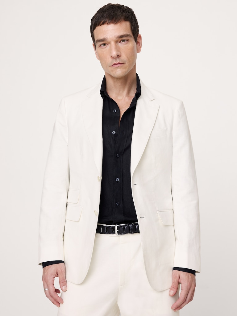 Italian Cotton-Linen Suit Jacket