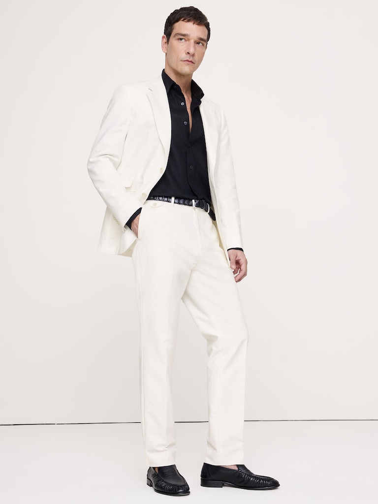 Italian Cotton-Linen Suit Pant