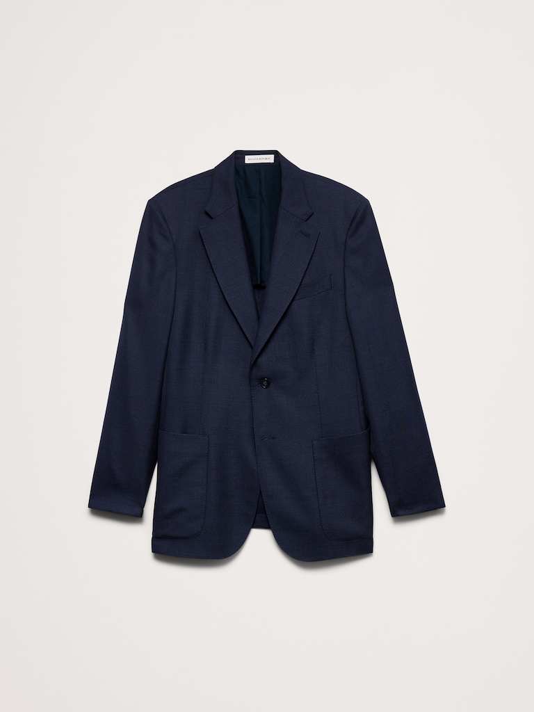 Italian Wool Ventile Suit Jacket