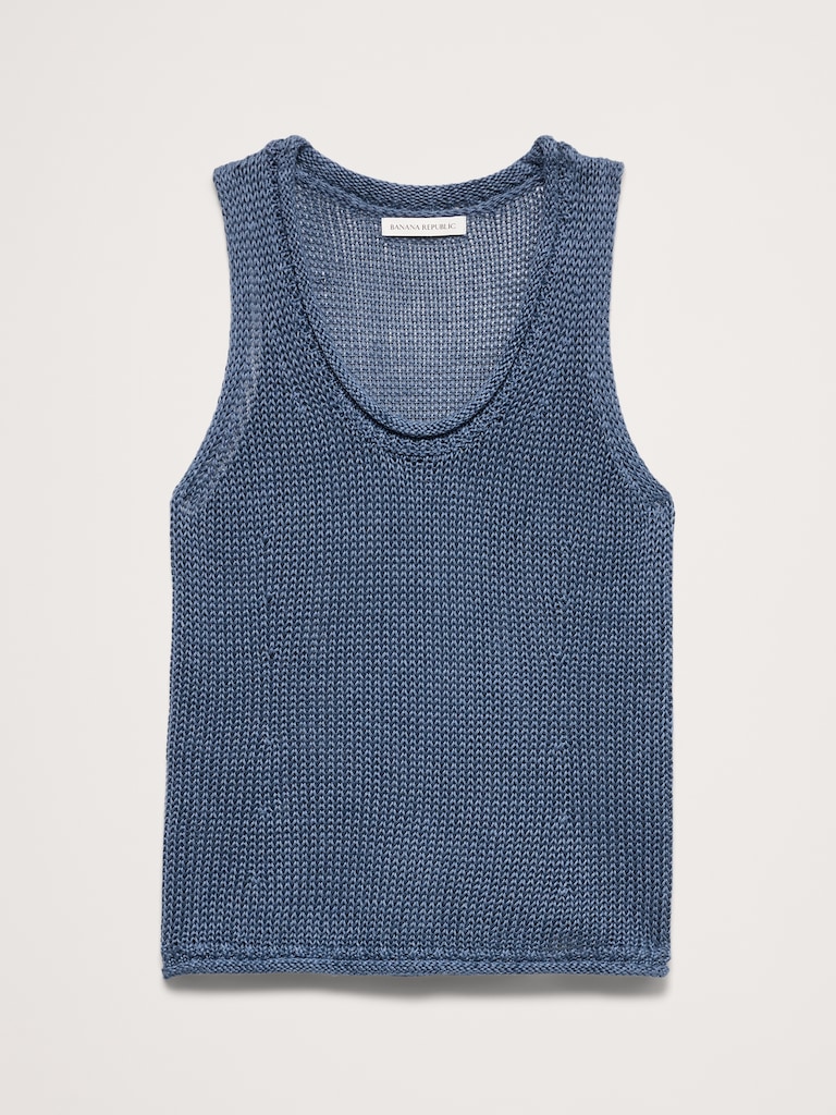 Heirloom Linen Sweater Tank