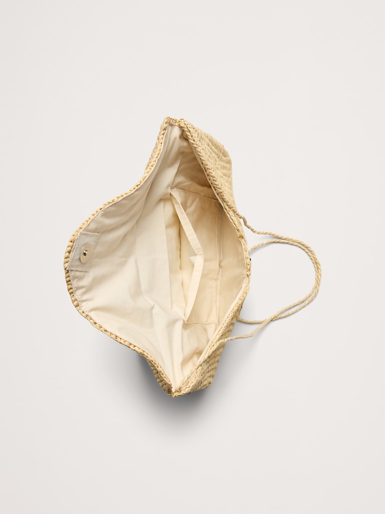 Emmie Raffia Envelope Clutch by Hat Attack