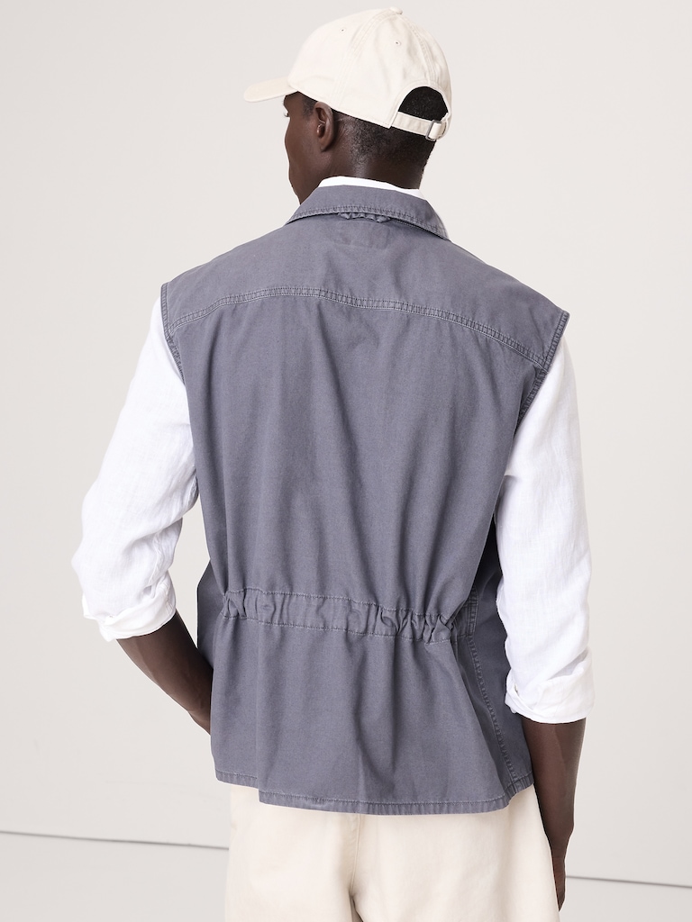 Cotton Utility Vest