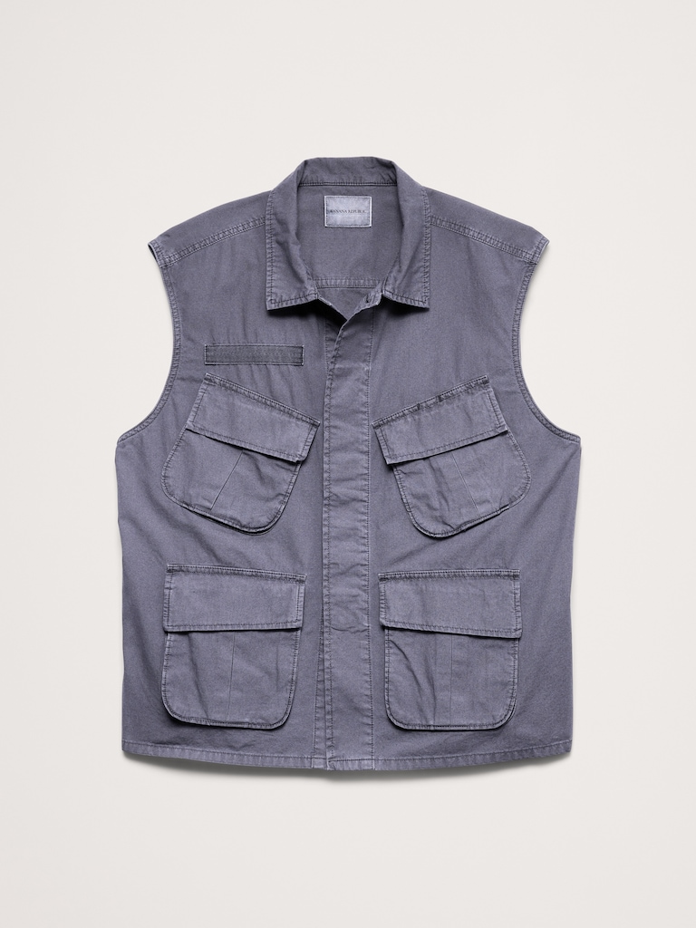 Cotton Utility Vest