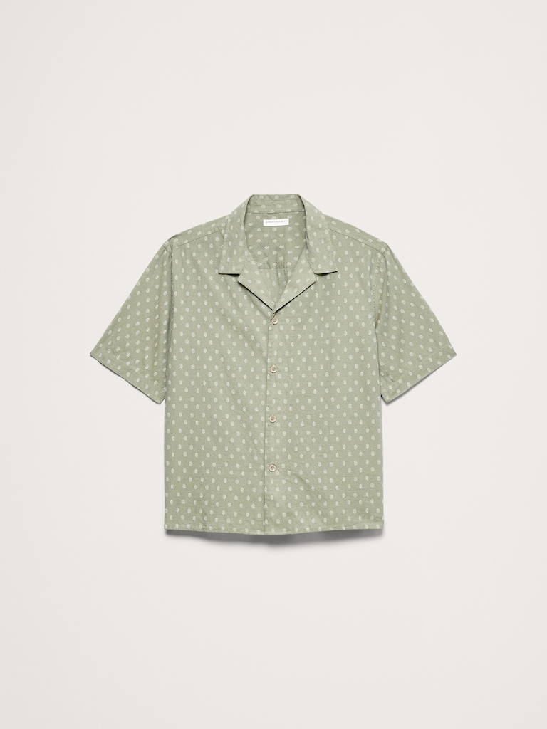 Chemise de vacances décontractée en coton léger
