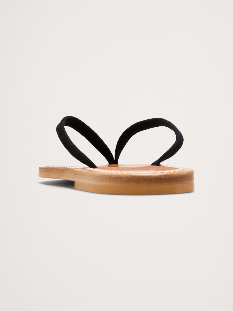 Venise Leather Flip Flop by K Jacques