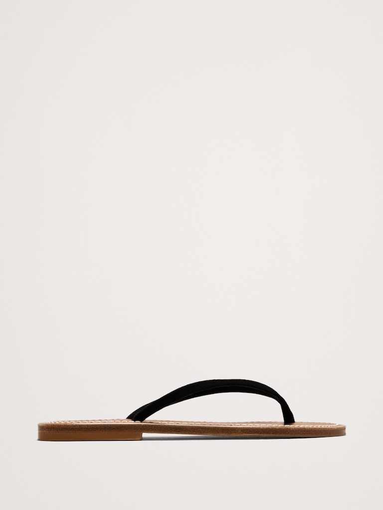 Venise Leather Flip Flop by K Jacques