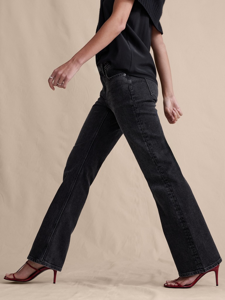Mid-Rise Bootcut Jean