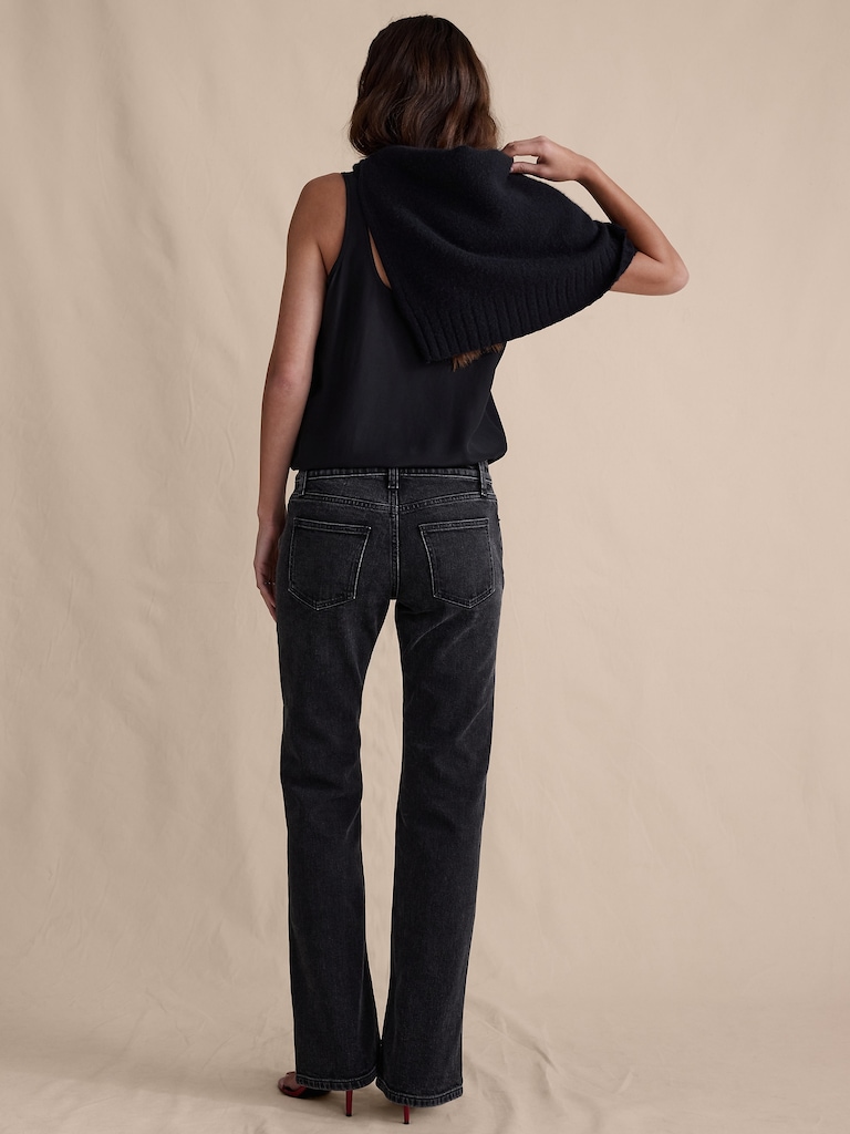 Mid-Rise Bootcut Jean
