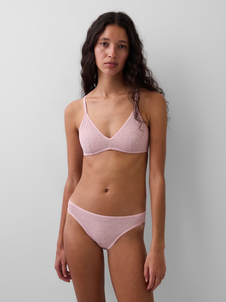 Lace Plunge Bralette