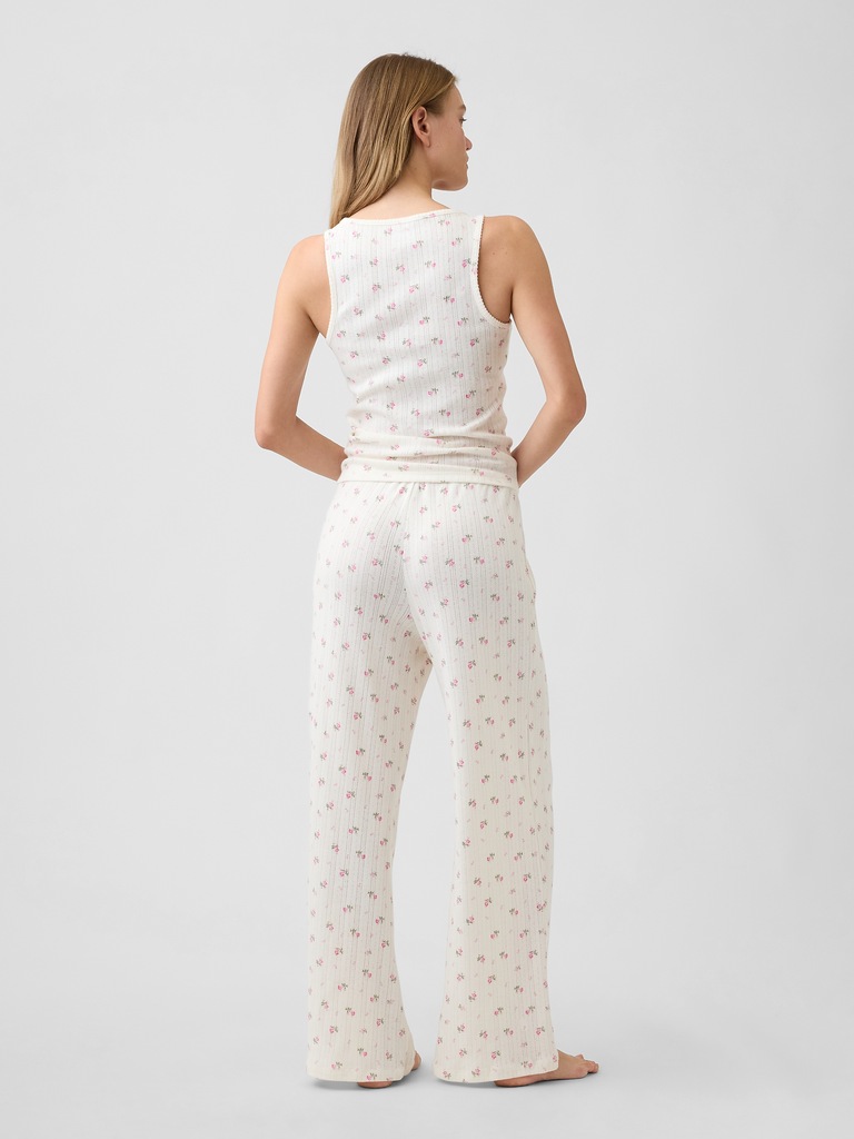 Relaxed Pointelle PJ Pants