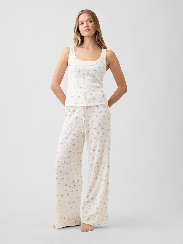 Pointelle PJ Tank Top
