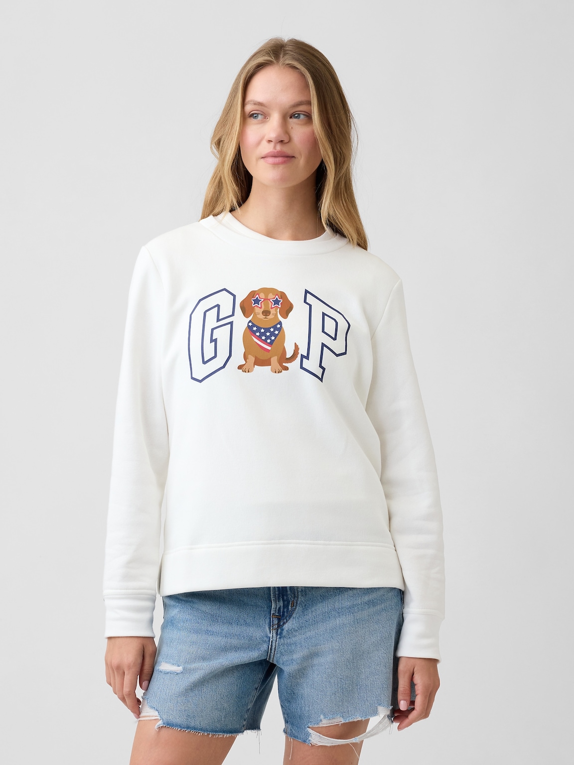 Relaxed Gap Logo Sweatshirt