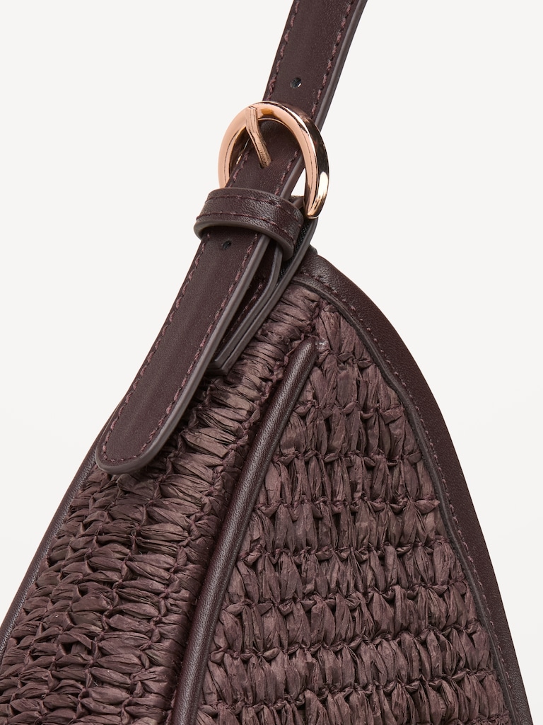 Besace surdimensionnée en raphia