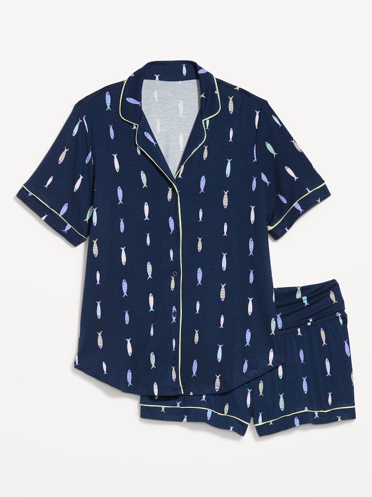 Maternity Classic Pajama Short Set