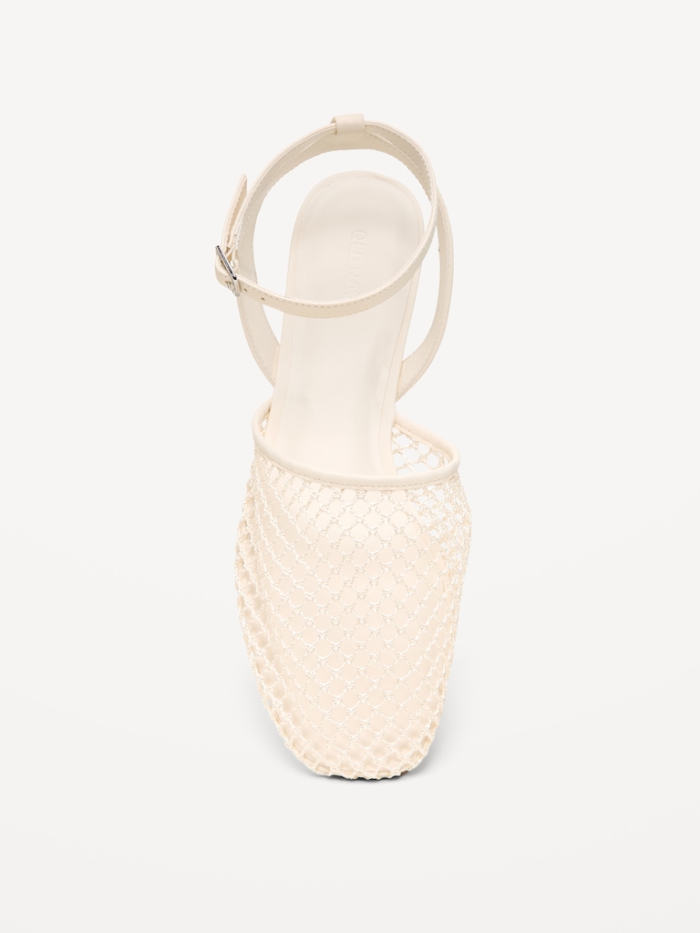 Raffia Slingback Flats for Women