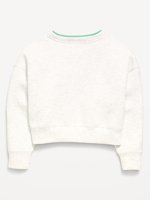 Bounce Fleece V-Neck Sweatshirt for Girls