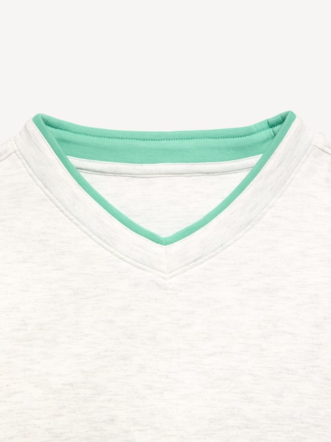 Bounce Fleece V-Neck Sweatshirt for Girls