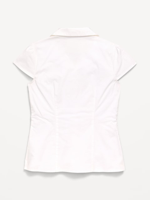 School Uniform Short-Sleeve Top for Girls