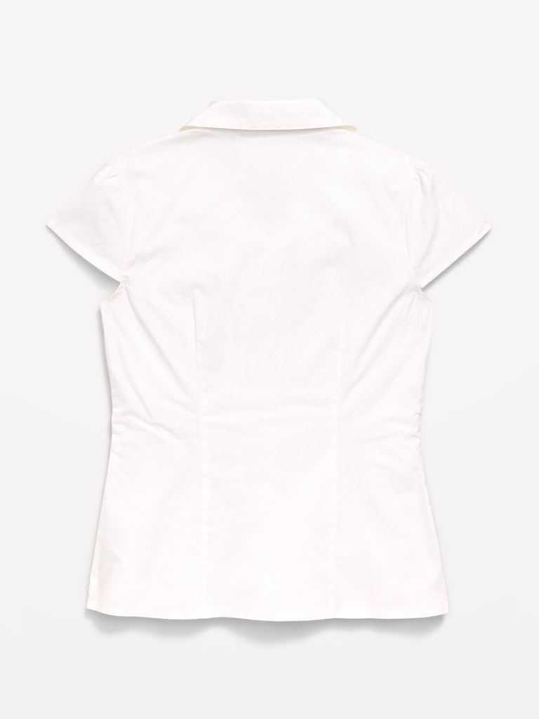 School Uniform Short-Sleeve Top for Girls
