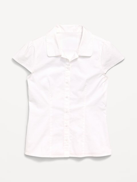 School Uniform Short-Sleeve Top for Girls