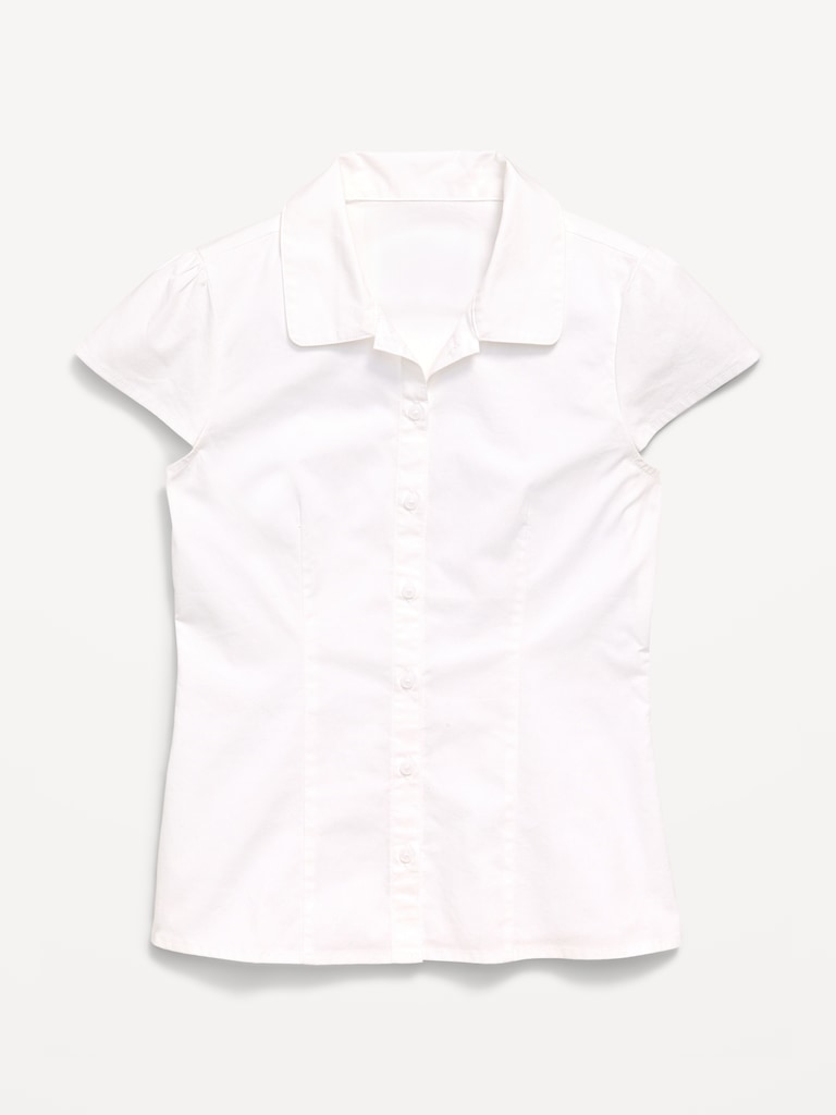 School Uniform Short-Sleeve Top for Girls