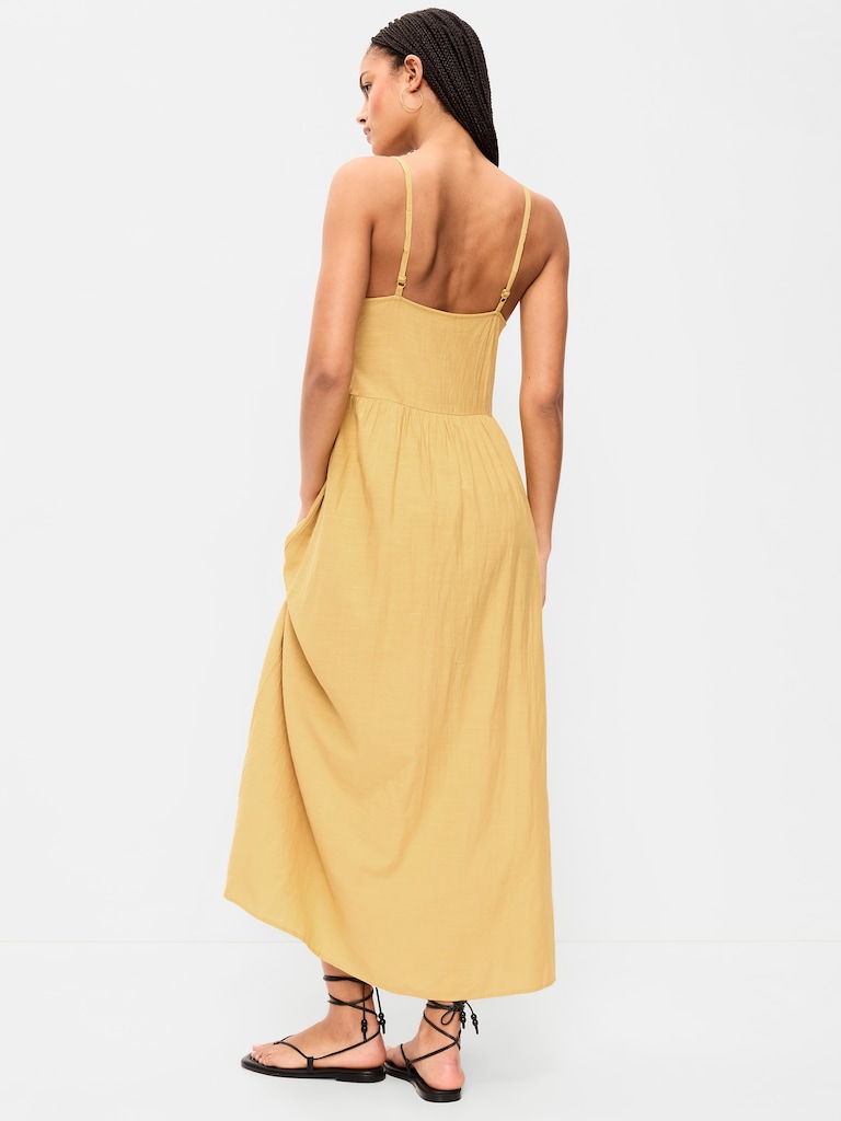 Sleeveless Boho Maxi Dress
