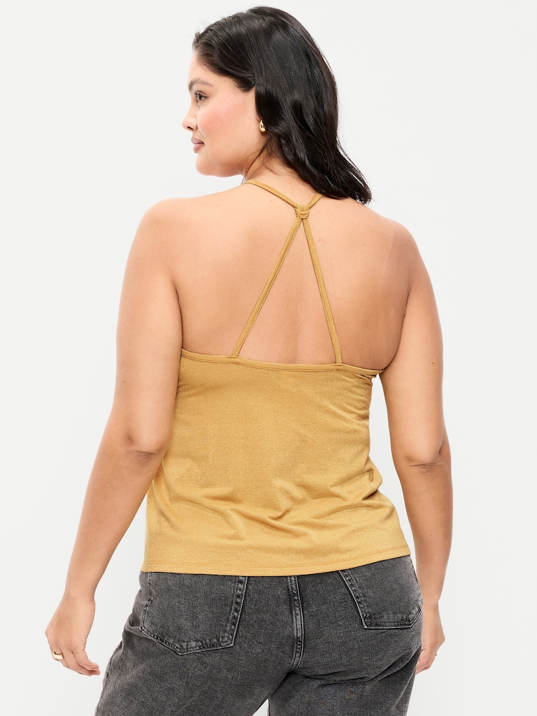 Strappy-Back Swing Tank Top