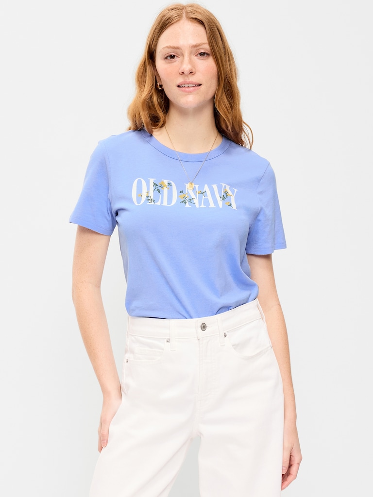 EveryWear Crew-Neck Logo-Graphic T-Shirt