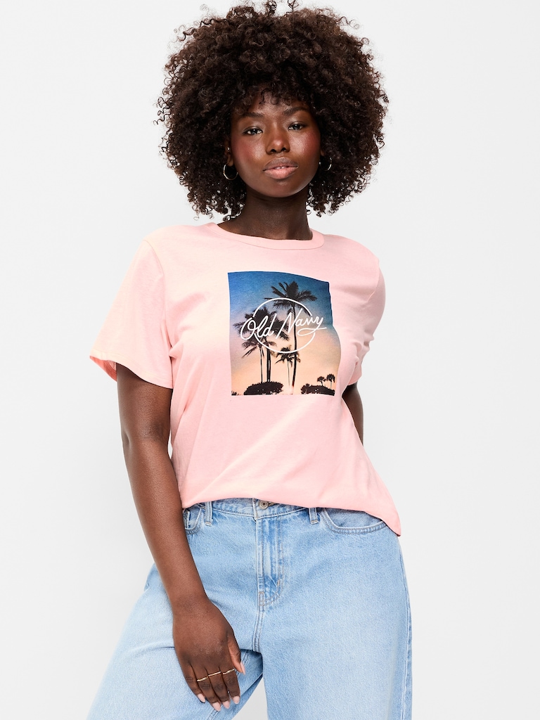 EveryWear Crew-Neck Logo-Graphic T-Shirt